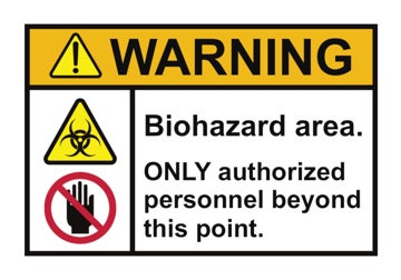 Picture of Biohazard Warning Signs 860901406