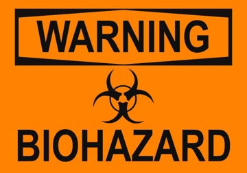 Picture of Biohazard Warning Signs 860901407