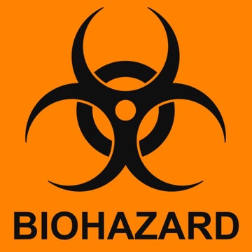 Picture of Biohazard Warning Signs 861091793