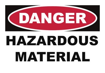 Picture of Biohazard Danger Signs 860903481