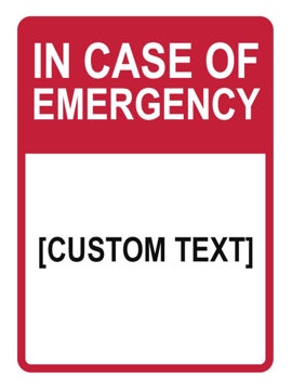Picture of In Case of Fire 859190108