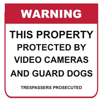 Picture of Beware of Dog Signs 860082116