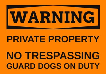Picture of Beware of Dog Signs 860082478