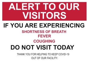 Picture of Hospital Signage Decals 872153940