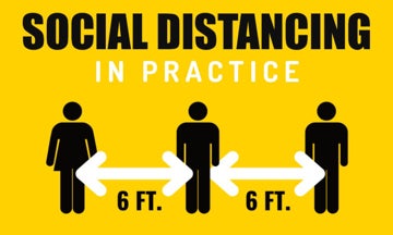 Picture of Social Distancing Decals 872154222