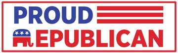 Picture of Republican Bumper Sticker 1