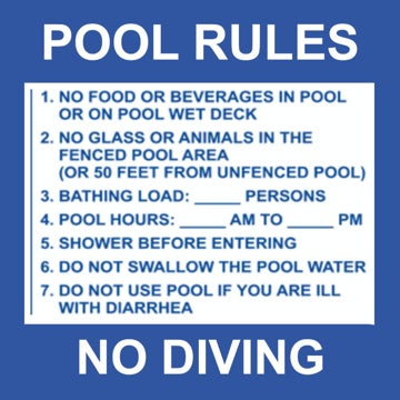 Picture of Pool Safety Signs 860082700