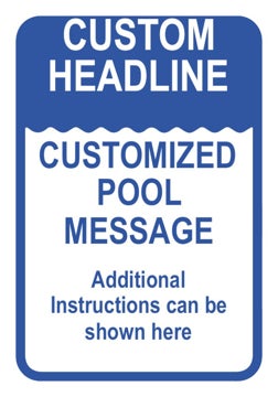 Picture of Pool Safety Signs 861495559