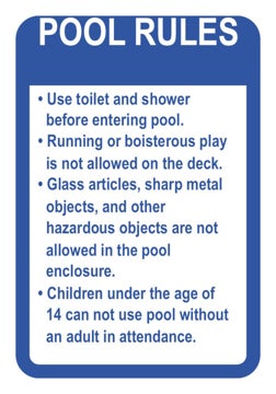 Picture of Pool Safety Signs 861495602