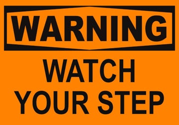Picture of Watch Your Step Signs 861356109