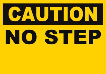 Picture of Watch Your Step Signs 861384293
