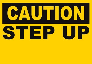 Picture of Watch Your Step Signs 861598991
