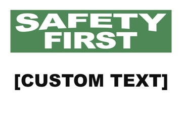 Picture of Safety First Signs 859669092