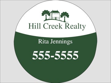 Picture of Circle Shaped Signs 877403690