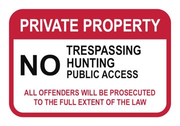 Picture of Hunting/Posted Signs 860516137