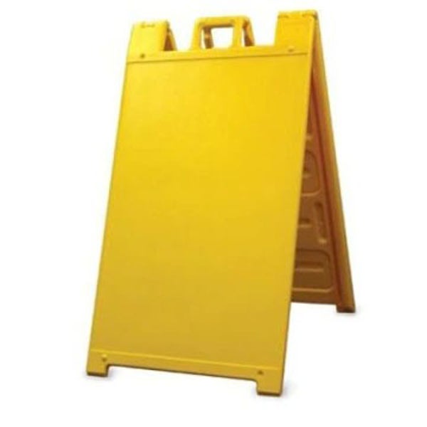 Yellow Sandwich Board Blank Template Customization