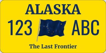 Picture of State Plates - Alaska