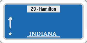 Picture of State Plates - Indiana