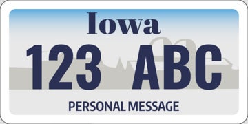 Picture of State Plates - Iowa