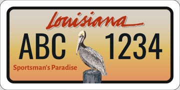 Picture of State Plates - Louisiana