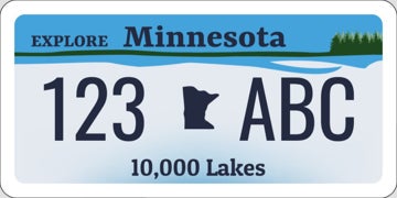 Picture of State Plates - Minnesota
