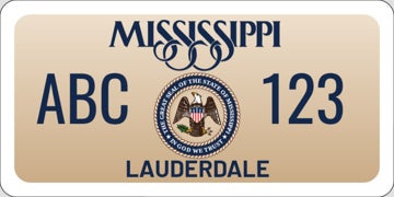 Picture of State Plates - Mississippi