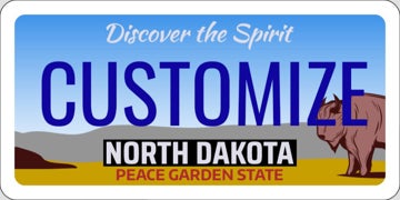 Picture of State Plates - North Dakota