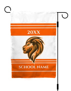 Picture of GF School Spirit 3-Orange and White 18" x 12"