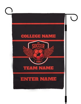 Picture of GF Sports & Clubs 2-Red and Black 18" x 12"