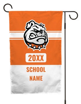Picture of GF School Spirit 2 - Orange and White 48" x 30"