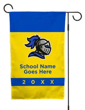 Picture of GF School Spirit 4 - Blue and Yellow 48" x 30"