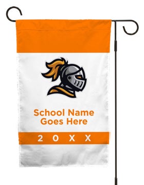 Picture of GF School Spirit 4 - Orange and White 48" x 30"