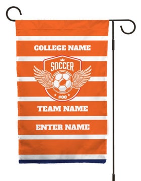 Picture of GF Sports & Clubs 2-Orange and White 48" x 30"
