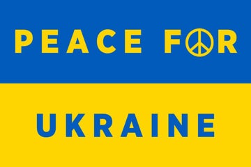 Picture of Peace for Ukraine Flag