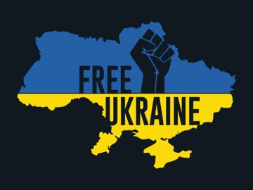 Picture of Free Ukraine Yard Sign