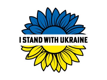 Picture of Ukraine Sunflower Yard Sign