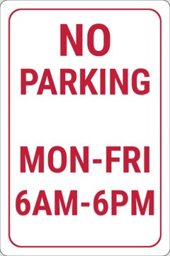 Picture of No Parking Signs 6340628