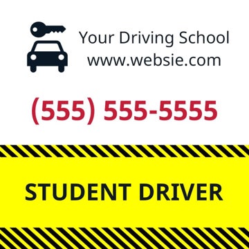 Picture of 12" x 12" Student Driver 3