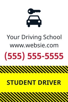 Picture of 18" x 12" Student Driver 3