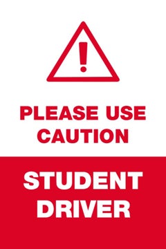 Picture of 18" x 12" Student Driver 5