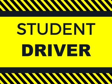 Picture of 18" x 24" Student Driver 1