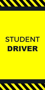 Picture of 24" x 12" Student Driver 1