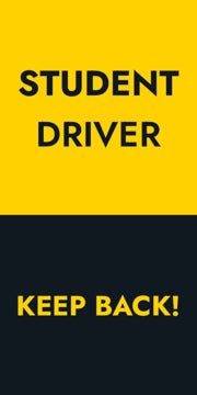 Picture of 24" x 12" Student Driver 2
