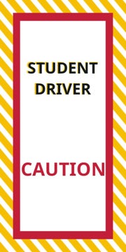 Picture of 24" x 12" Student Driver 4