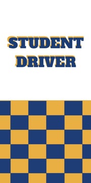 Picture of 24" x 12" Student Driver 6