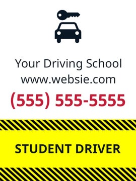 Picture of 24" x 18" Student Driver 3