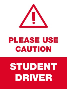 Picture of 24" x 18" Student Driver 5