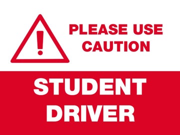 Picture of 9" x 12" Student Driver 5