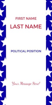 Picture of 24" x 12" Political Campaign 6