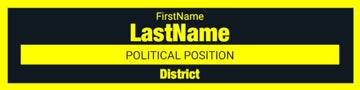 Picture of 6" x 24" Political Campaign 11